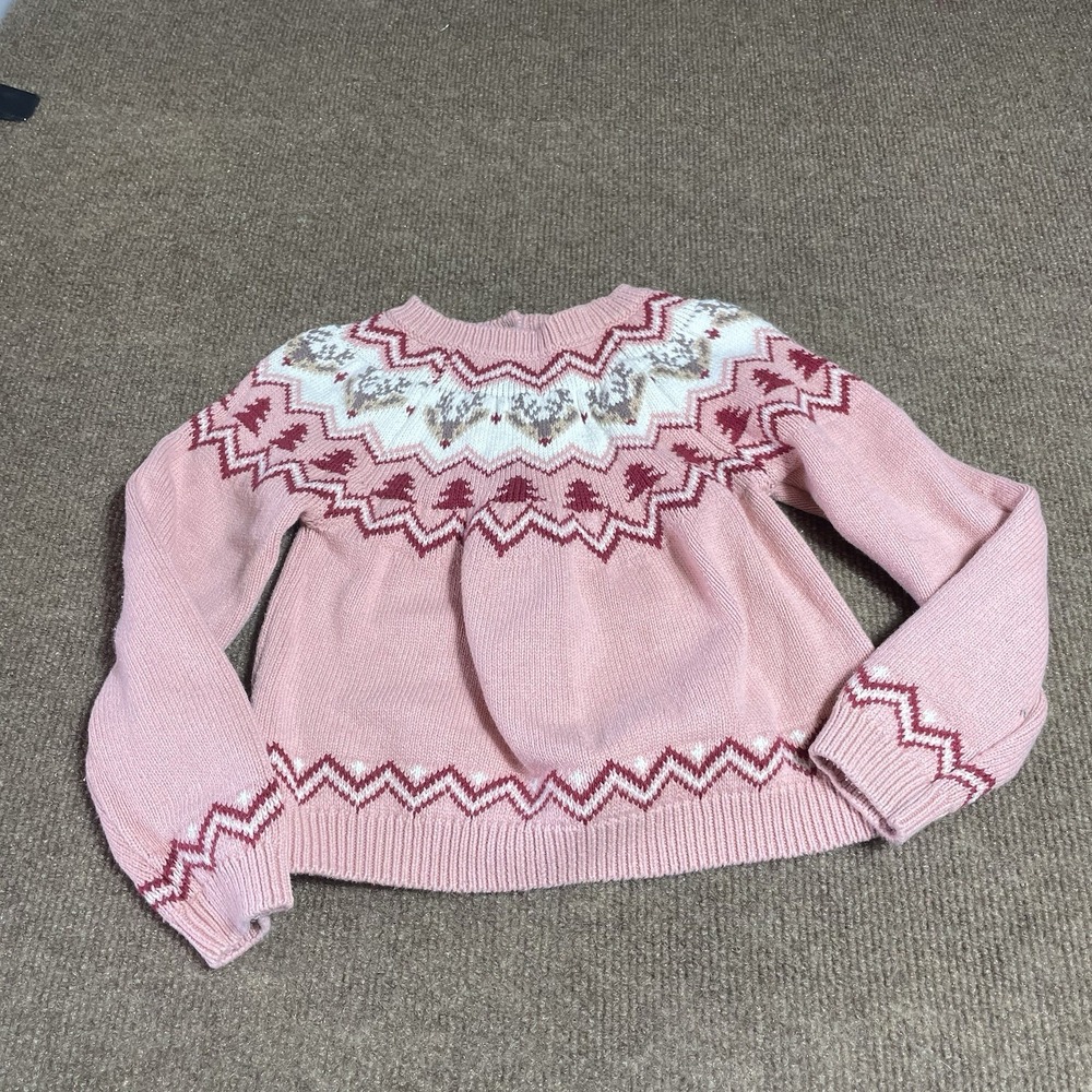 Nordic Wear Nicole Miller Pink Size Sweater Grandma Core Toddler Girl
